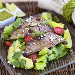 Warm, Grilled Steak Salad