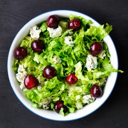 Cherry Blue Cheese Salad