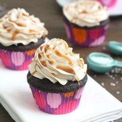 Chocolate Salted Caramel Cupcakes