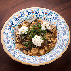 Orecchiette with Garlic Scapes