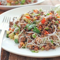 Beef and Basil Vermicelli