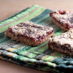 Strawberry jam bars