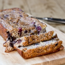 Blueberry Chocolate Banana Bread