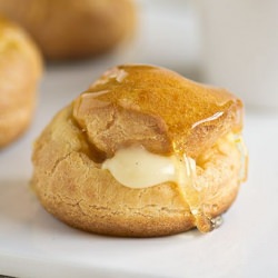 Orange profiteroles