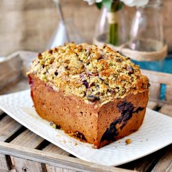 Raspberry Muffin Loaf