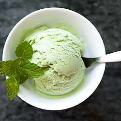 Basil Mint Ice Cream