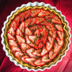 Strawberries tart