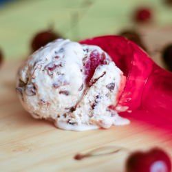 Cherry Chocolate Almond Ice Cream