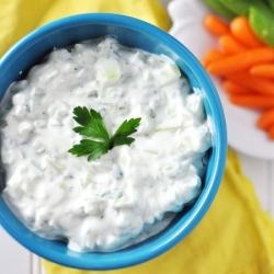 Green Goddess Garlicky Garden Dip