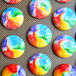 Rainbow Macarons