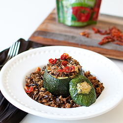 Stuffed Round Zucchini