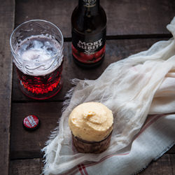 cherry beer cupcakes