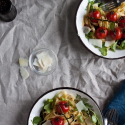 Roasted Tomato and Chorizo Pasta