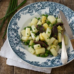 Asparagus Salad with Duck