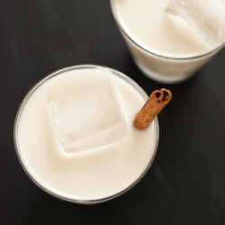 Homemade horchata