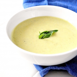 Edamame Basil Soup