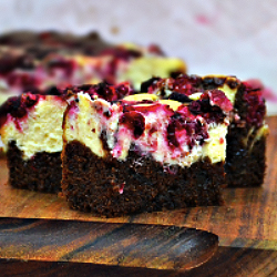 Raspberry cheesecake brownies