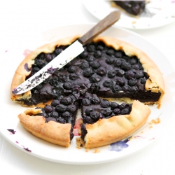 Blueberry Chocolate Tart