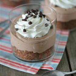 No-Bake Brownie Batter Cheesecakes