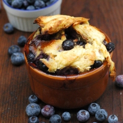 Blueberry & Challah Bread Pudding