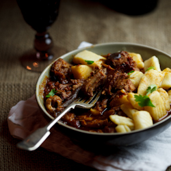 Slow-Braised Pork Ragu with Gnocchi