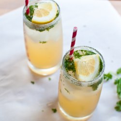 Cilantro Tequila Lemonade