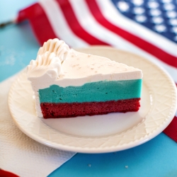 Fourth of July Ice Cream Cake