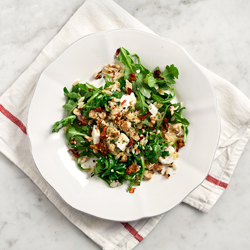 Orzo & arugula salad