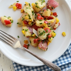 Roasted Veggie Potato Salad