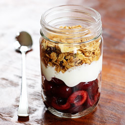 Cherry-Almond Yogurt Parfaits