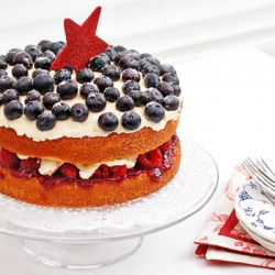 The Patriotic Sponge Cake