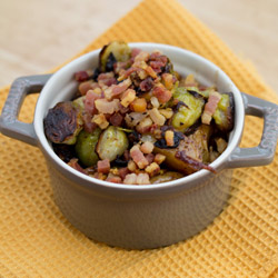 Roasted Brussels Sprouts with Pance