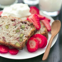 Strawberry and Pistachio Loaf