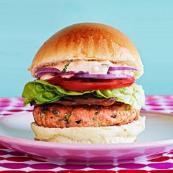 Salmon BLT Burger