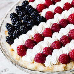 Patriotic Fourth of July Pie