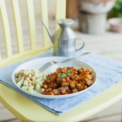 Hot Seitan Salad