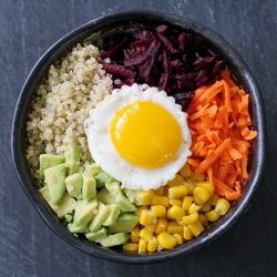 Veggie Quinoa Bibimbap