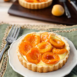 Apricot Cream Tartlets