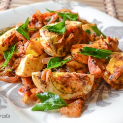 Masala Egg Pepper Fry