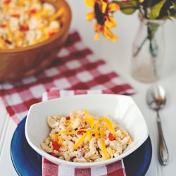 Pimiento Cheese Macaroni Salad