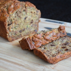 Banana Zucchini Raisin Nut Loaf