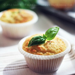 Lime Curd and Basil Muffins