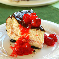 Chocolate Cherry Cheesecake