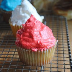 Strawberry Buttermilk Cupcakes