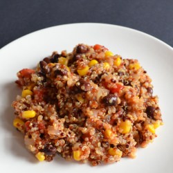 Spicy Quinoa w/ Black Beans