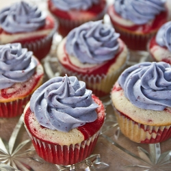 Red White & Blueberry Cupcakes