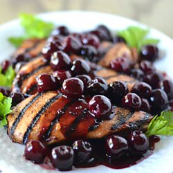 Chicken w/ Cherry Sauce