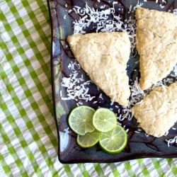 Coconut Lime Scones