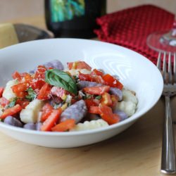 Blue & White Potato Gnocchi