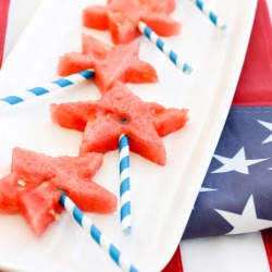 Star Watermelon Pops